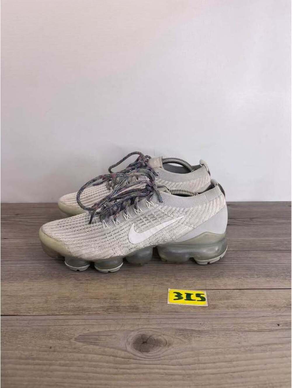 Nike Air VaporMax Flyknit 3 Pure Platinum White Shoes AJ6900-102 Size 6.5